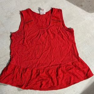 Red Tank top
